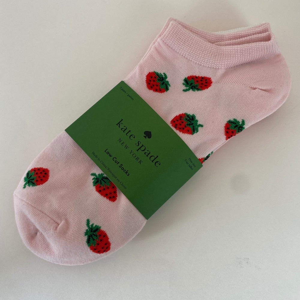 Kate Spade Low Cut Socks, 3 pairs, size 4-10 (NWT)